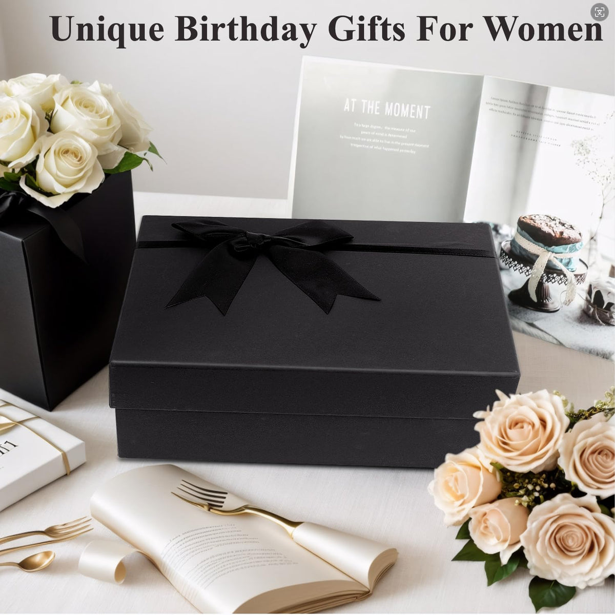 Marsheepy Birthday Gifts for Women，Valentines Day Gifts， Happy Bestie Birthday Gift Basket for Women, Mom, Wife, Girlfriend, Sister, Christmas, Mothers Day Gifts