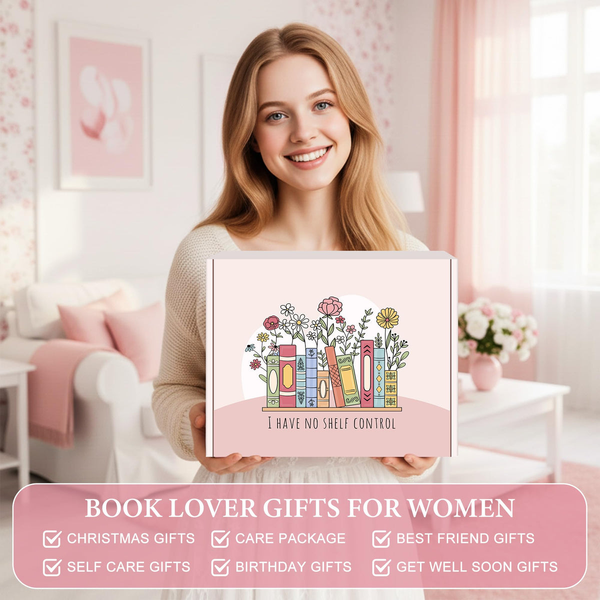 Book Lovers Gifts for Women Bookish Gifts for Book Lovers Women Books Accessories for Reading Lover Books Club Gift for Reader Cool Bookish Themed Items Set Bookworm Stuff Presents for Librarian, Girl