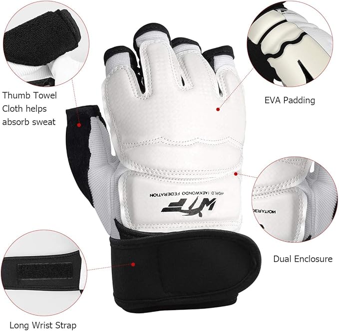 Punch Bag Training Gloves, LangRay MMA Grappling Gloves for Sparring Martial Arts Boxing Training for Adults and Kids