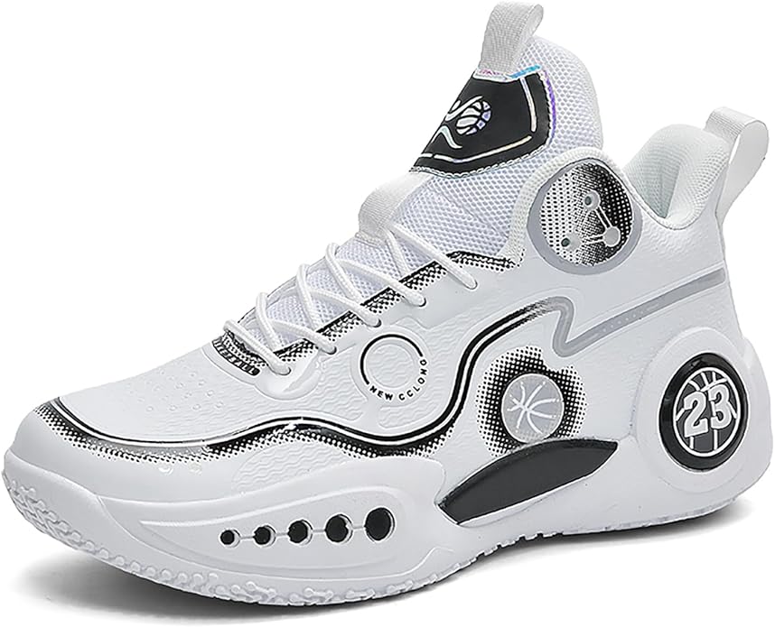 Boys Basketball Shoes Breathable Indoor Athletic Shoes Youth Outdoor Fashion Sneakers Comfortable Basketball Shoes for Girls