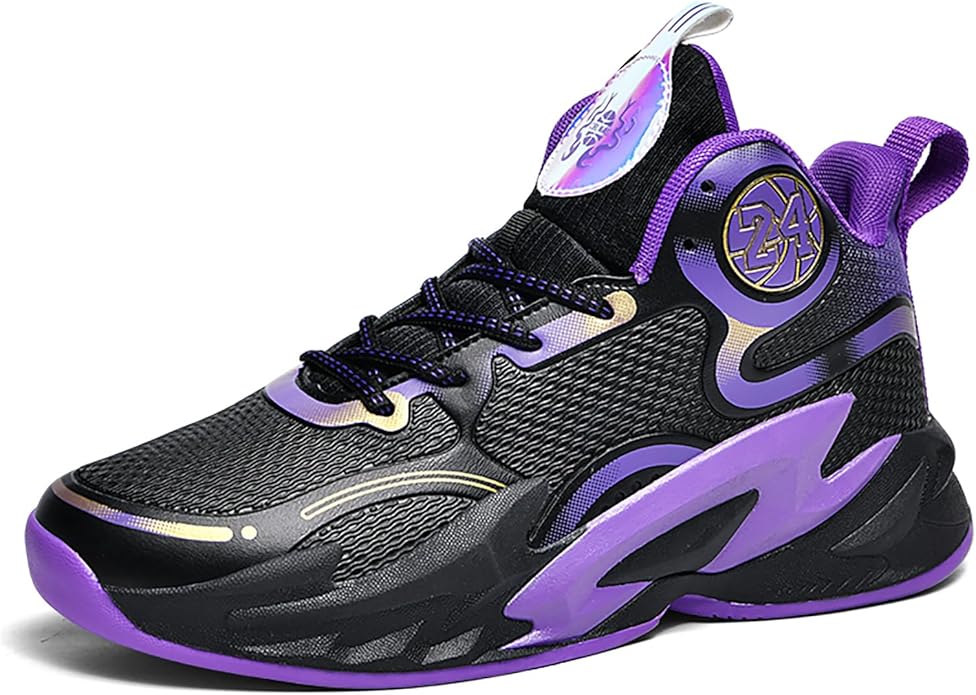 Boys Basketball Shoes Breathable Indoor Athletic Shoes Youth Outdoor Fashion Sneakers Comfortable Basketball Shoes for Girls