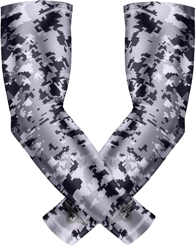 Bucwild Sports Baseball Arm Sleeve - Youth & Adult 1 Pair - Football Basketball Cycling Tennis