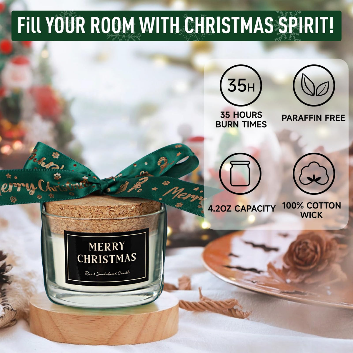 Christmas Gifts for Women – Xmas Relaxing Spa Scented Candle Insulated Tumbler Thank You Gift Basket for her, Mom, Wife, Girlfriend, Sister, Bestie, Friends, Coworkers, Teacher,Birthday Gift Box Set