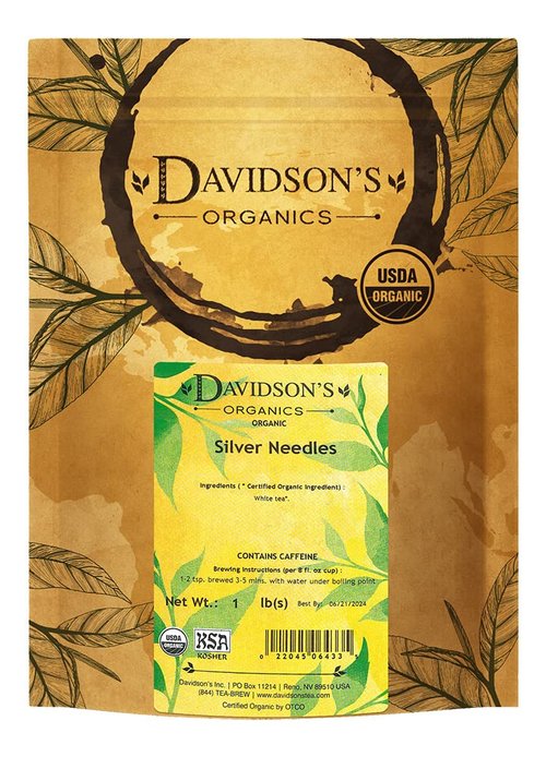 Davidson's Tea Bulk, Silver Needles, 16 Ounce