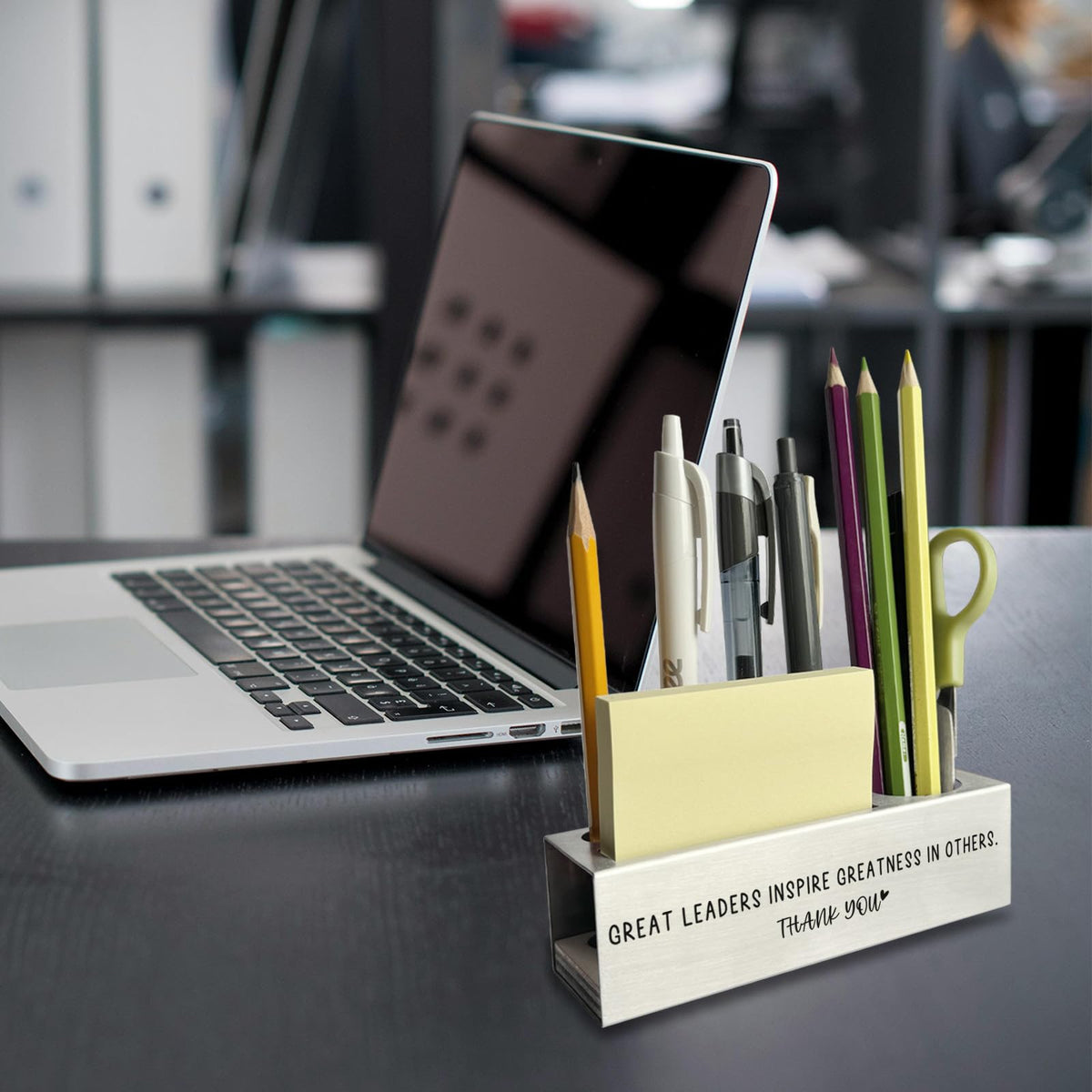 vizuzi Leadership Gifts for Women, Men, Leader Pencil Holder, Leader Appreciation Thank You Gifts, Team Women Leader Boss Day Birthday Gifts Office Cubicle Desk Pencil Holders & Pen Holders Zgg10