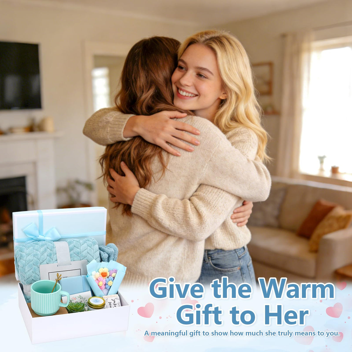 Self Care Gifts for Women Get Well Soon Gift Baskets Spa Care Gifts Set Sympathy Inspirational Thinking of You for Her Mom Wife Girlfriend Sister Friend