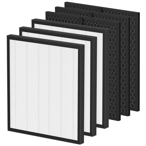 LV-PUR131 Replacement Filters for LEVOIT LV-PUR131 and LV-PUR131s Air Purifier Models, LV-PUR131-RF, 3 Pack HEPA and Activated Carbon Filters