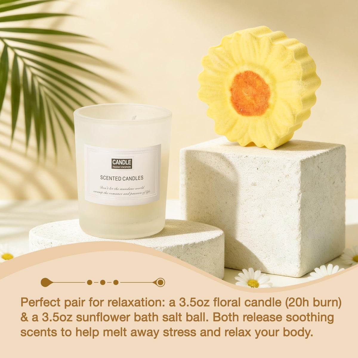 11Pcs Sunflower Birthday Gifts for Women, Get Well Soon Gift Baskets with Spa Gift Set,Inspirational Sunflower Self Care Package, Thinking of You Unique Gifts for Mom Sister Wife