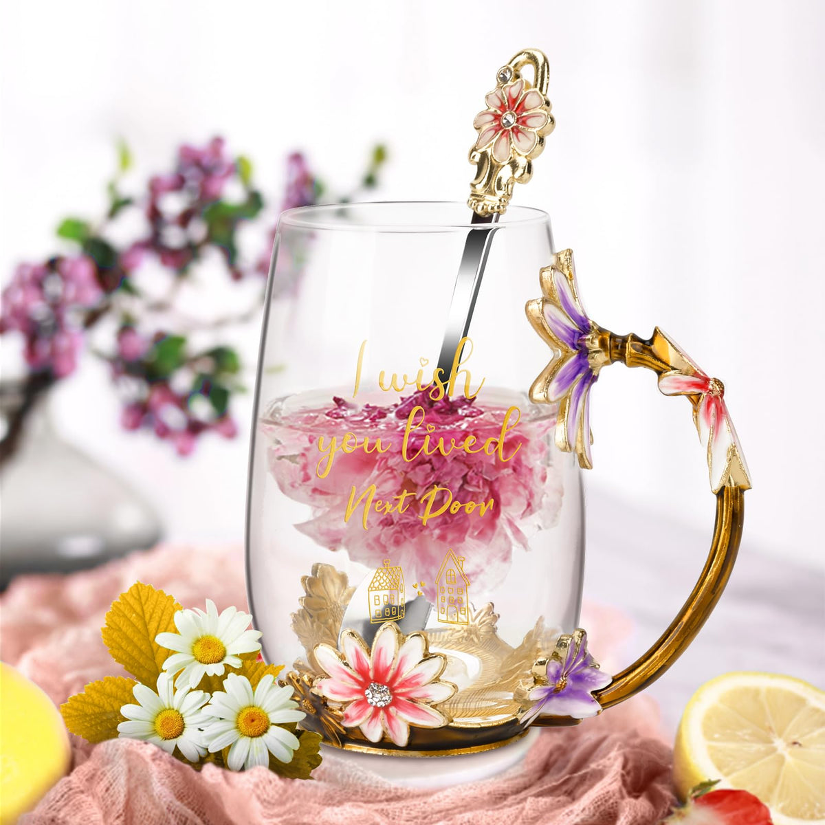 Friendship Gifts for Friends Best Friend Birthday Gifts for Women,Her,BFF,Sisters,Besties Unique Tea Cup