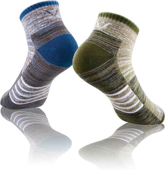 FEIDEER Hiking Walking Socks For Women, Multi-pack Outdoor Recreation Socks Moisture Wicking Crew Socks