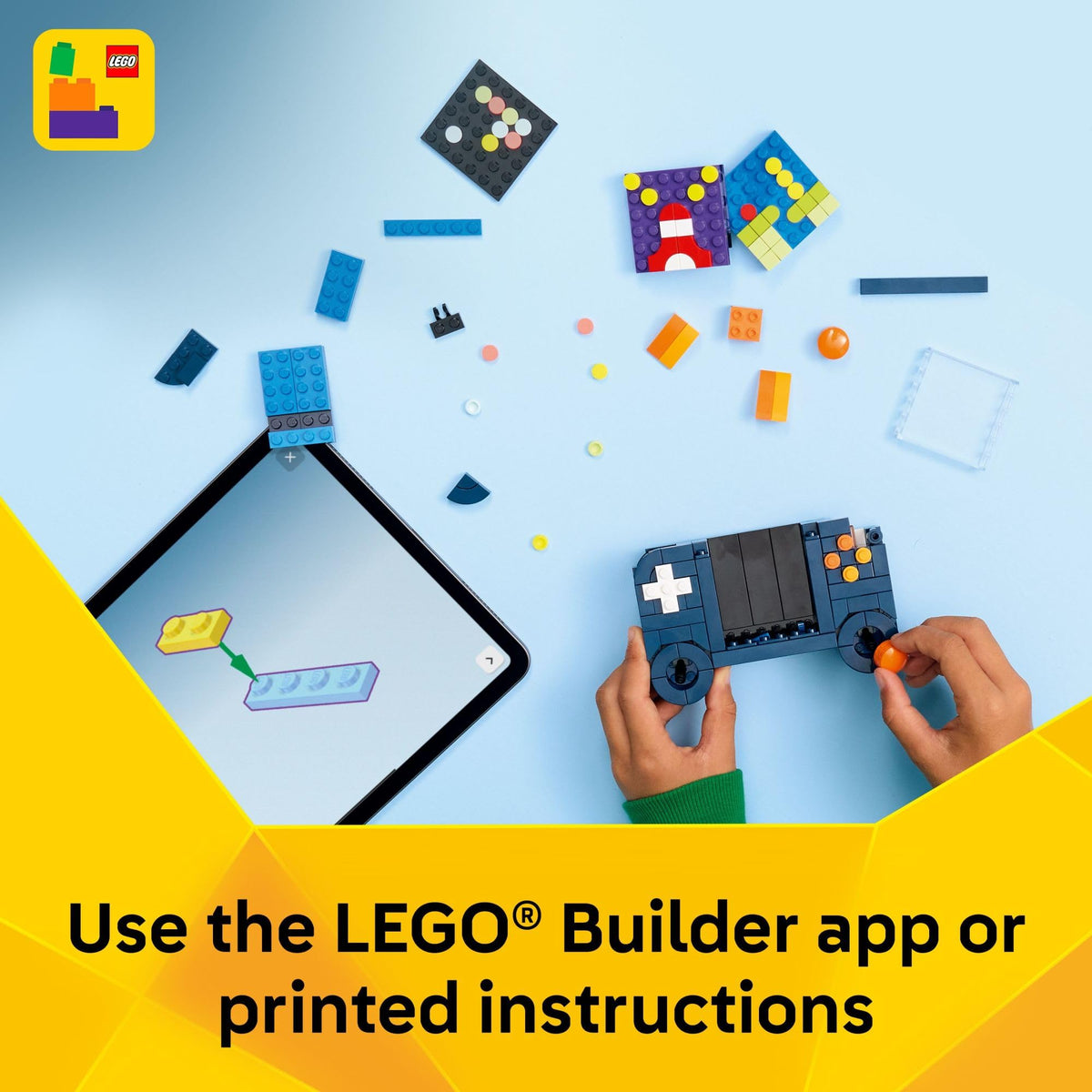 LEGO Creator 3 in 1 Retro Gaming Console Building Toy for Boys & Girls - Kids Build a Console, Mini Arcade Game, or Mini Computer - Gift Idea for Gaming Fans, Ages 8+ - 31380