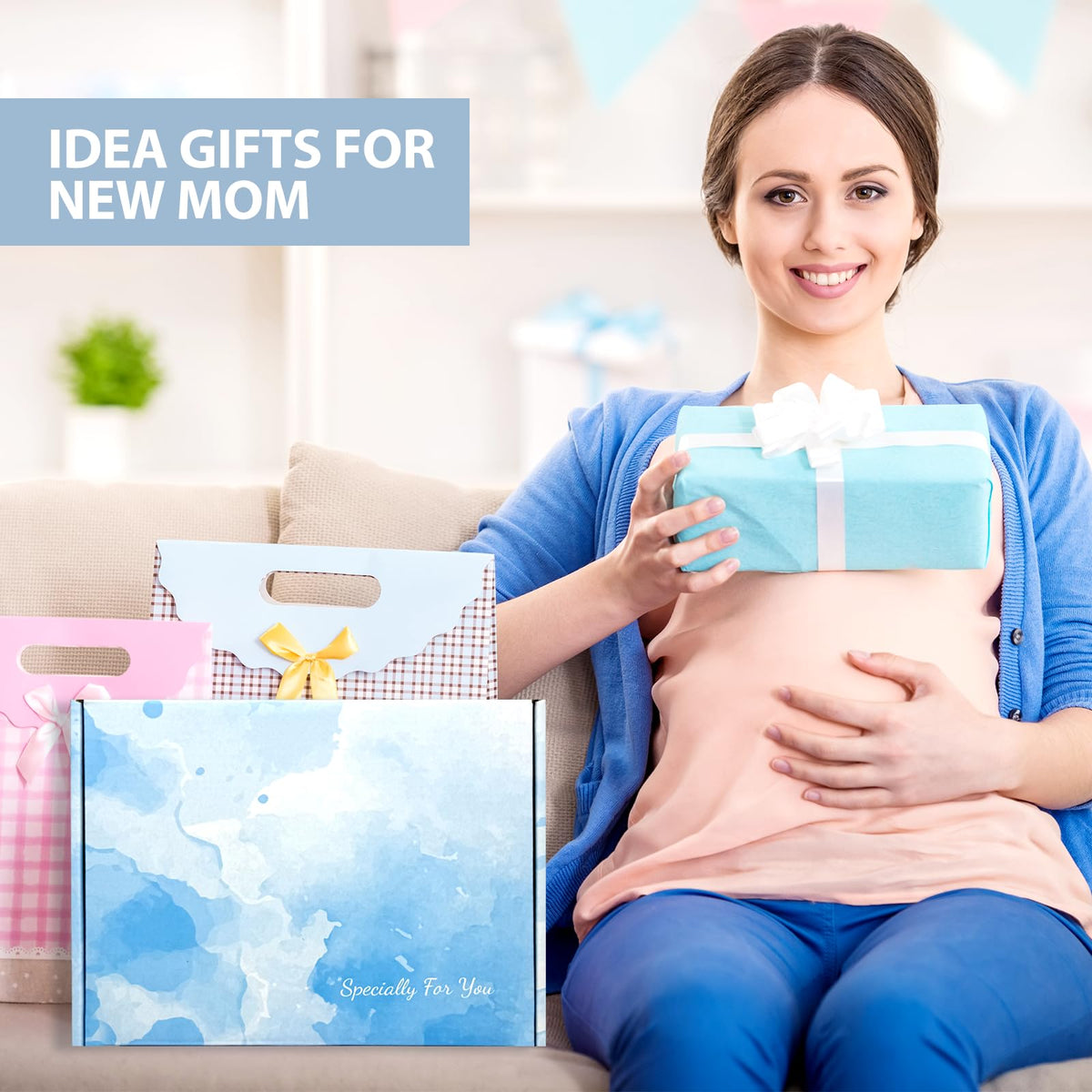 Boy Mom Gifts, First Mothers Day Gifts for New Mom Gift for Women After Birth Pregnancy Mama Care Package After Baby Gift for moms To Be Set Box for Expecting Moms new Mommy Essentials
