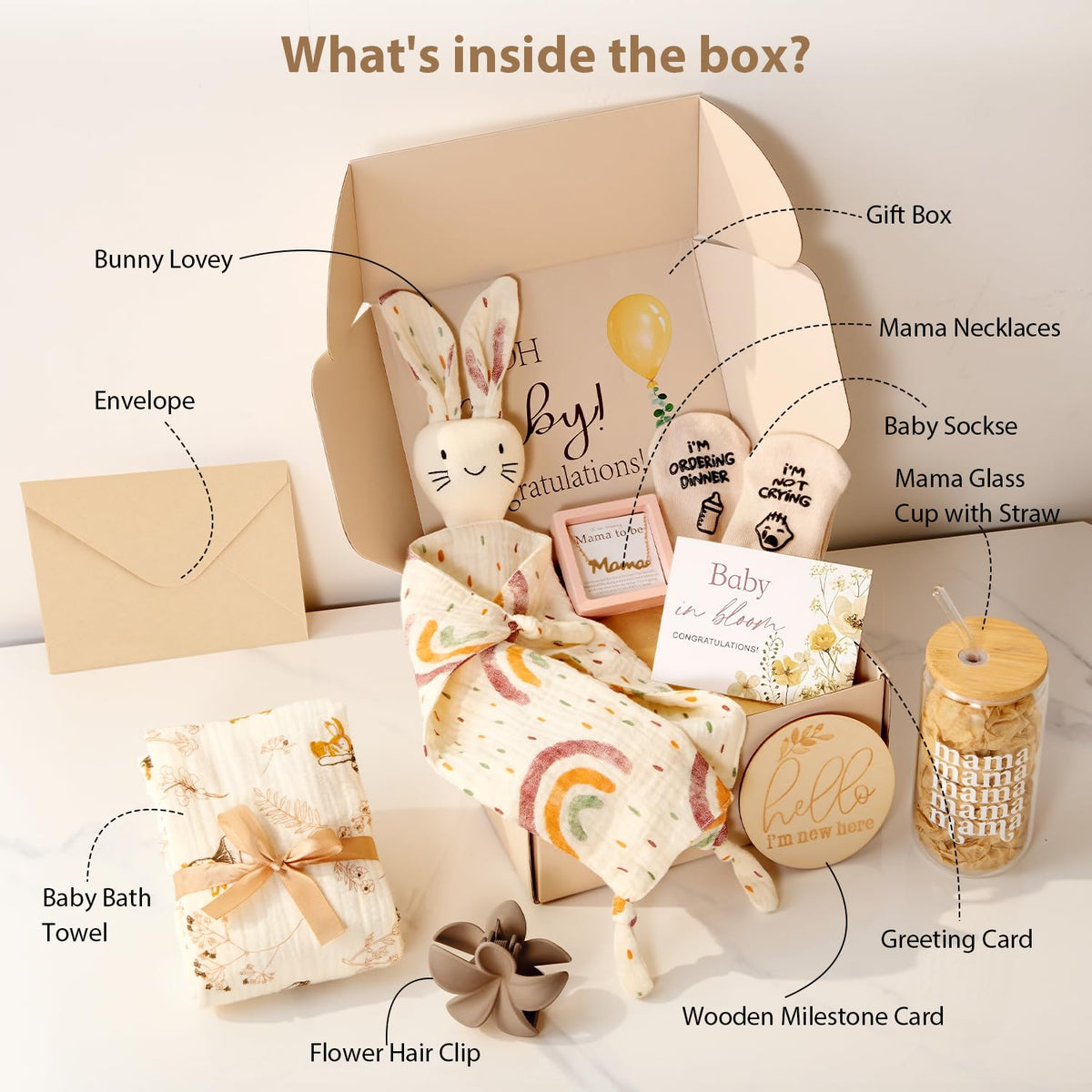 New Mom Gifts for Women, Pregnancy Gifts for New Parents Gender Reveal Gifts Expecting Parents to Be, Baby Shower First Time Mom to be Gifts
