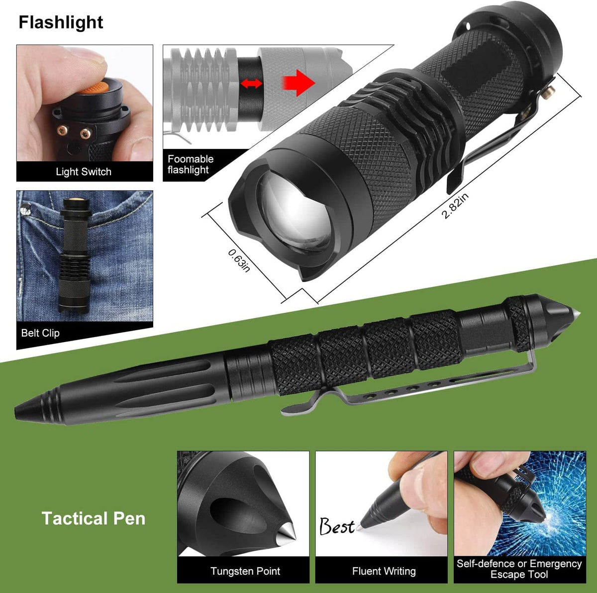 Survival Kit 17 in 1, Survival Gear and Supplies for Adult Teen Men, Survival Case, 2025 Xmas Holiday Surprise Gift for Fishing Hunting Camping Outdoor Adventure Gifts for Men Christmas