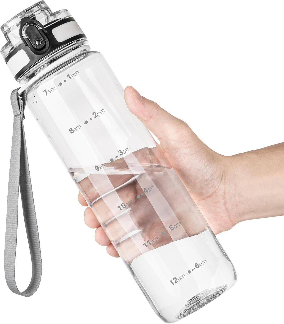 OLDLEY 32 oz Motivational Water Bottle - Leakproof, BPA-Free with Time Marker & Strap | Ideal for Gym, School, Travel