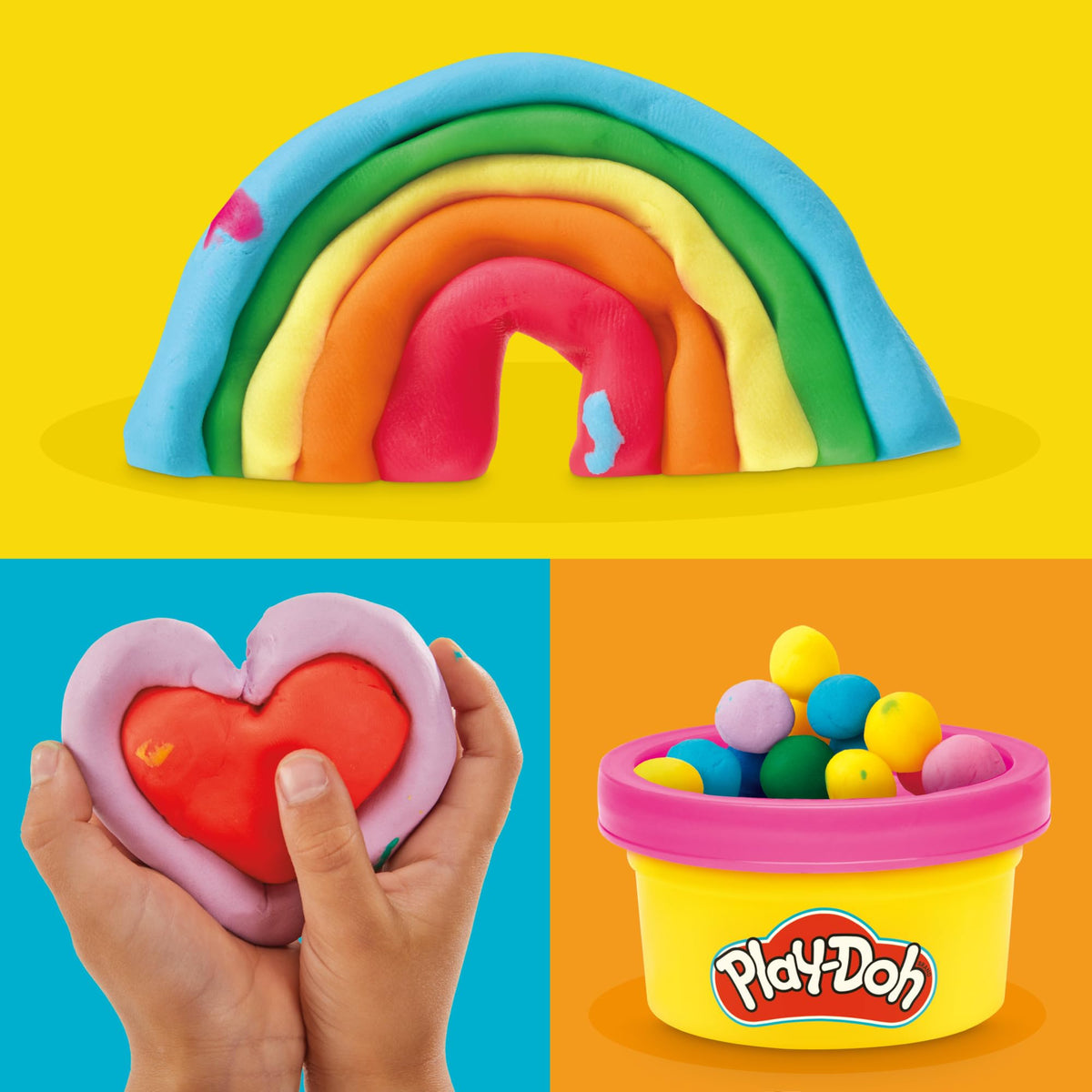 Play Doh Bulk Handout 42-Pack of 1-Ounce Modeling Compound Cans, Back to School Gifts, Prizes, & Party Favors, Kids Arts & Crafts, Preschool Toys, Ages 2+ (Amazon Exclusive)