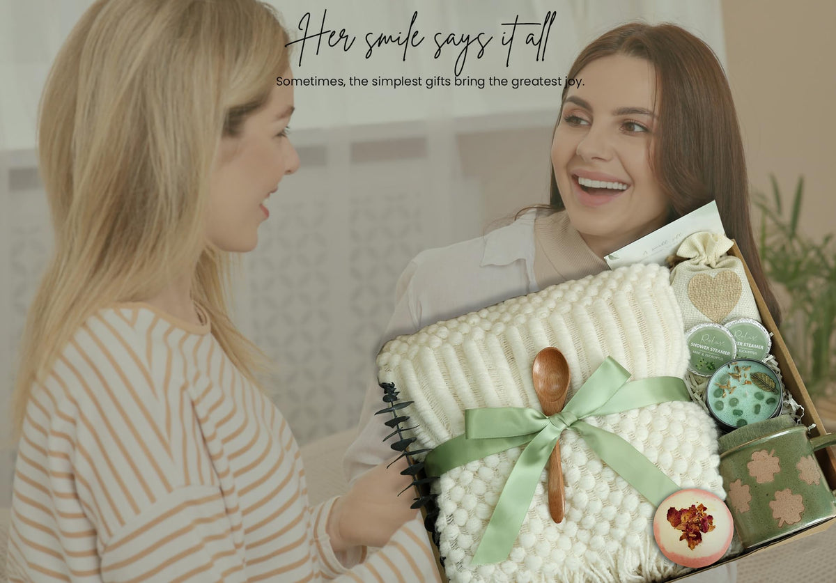 CASTATEO Get Well Soon Gift Baskets for Women -Self Care Package, After Surgery Recovery, Sympathy Gift/Farewell Gift.Thinking of You//Grief/Bereavement/Miscarriage Gifts for Women(Matcha Green)