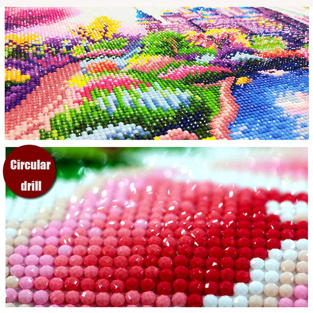 HUANNY DIY Up Diamond Painting Kits, 5D Premium Diamond Art, Embroidery Kit for Beginners Easy
