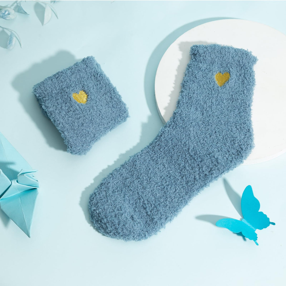 Gifts Basket for Women,Birthday Gifts for Women Birthday Presents Friendship Gifts Get Well Soon Gifts Self Care Package Gifts Blue Gift Box Relaxing Set Unique Gifts with Blanket for Mom,Wife,Sister