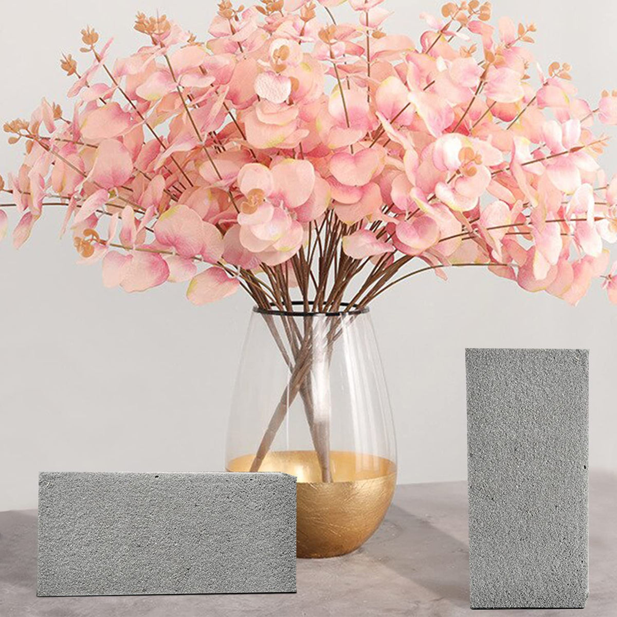 KIMOBER Dry Floral Foam Bricks,Florist Foam Blocks for Flower Arrangement, Wedding,Party Decoration, Pack of 5