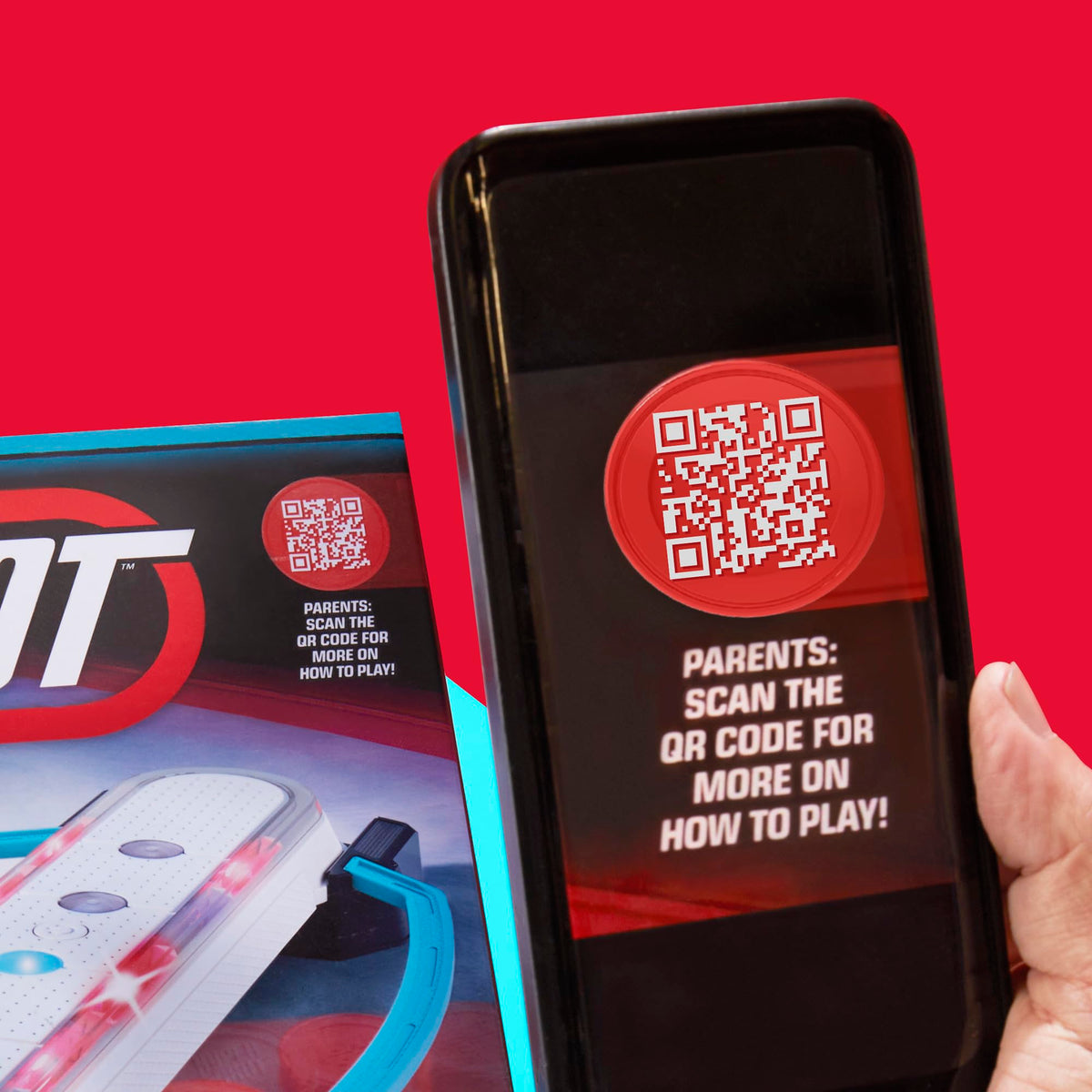 Hasbro Gaming Hypershot Electronic Tabletop Hockey Game | 5 Games in 1 | Music, Lights, and Sounds | Ages 8 and Up | for 1 to 2 Players | Kids Board Games