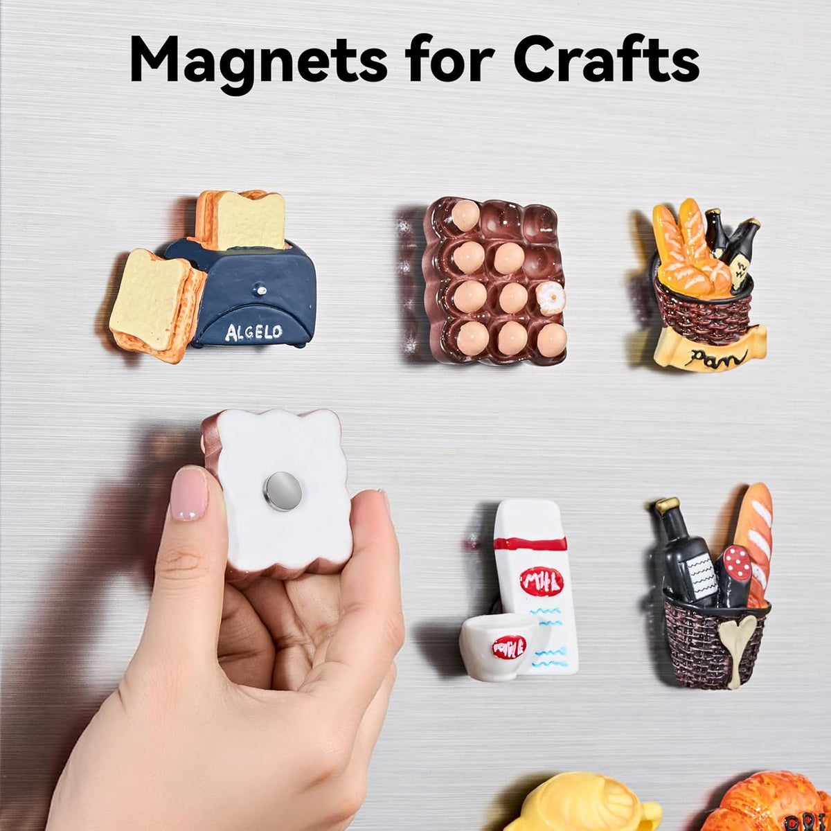 SMARTAKE 45 Pcs Neodymium Refrigerator Magnets - Small Round 10x2.6mm for Home, Office & School (Silver)