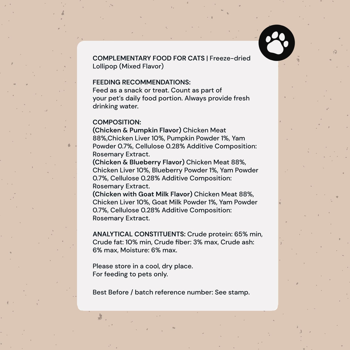 MalsiPree Cat Lollipop Treats - Interactive Cat Toy & Freeze Dried Cat Treats - Fun Suckers & Pops - Healthy Cat Birthday Treats, Cake Alternative & Snack - Food Toppers Chicken & Pumpkin, 18 Pack