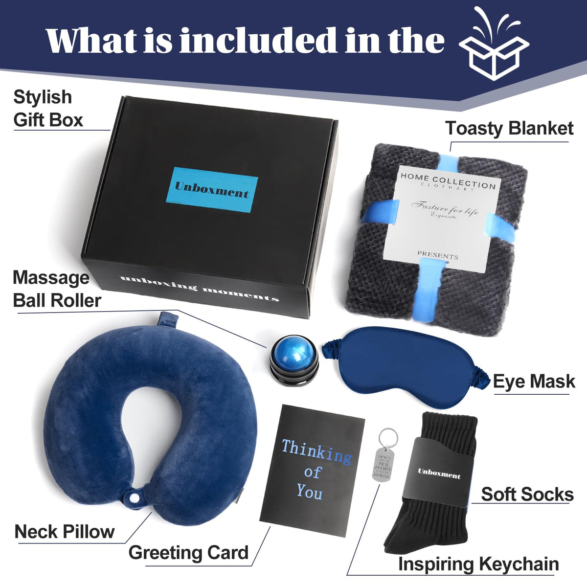 UNBOXMENT Care Package for Men, Get Well Soon Gifts, Feel Better After Surgery Recover Gift Basket, Cancer Chemo Encouragement Thinking of You