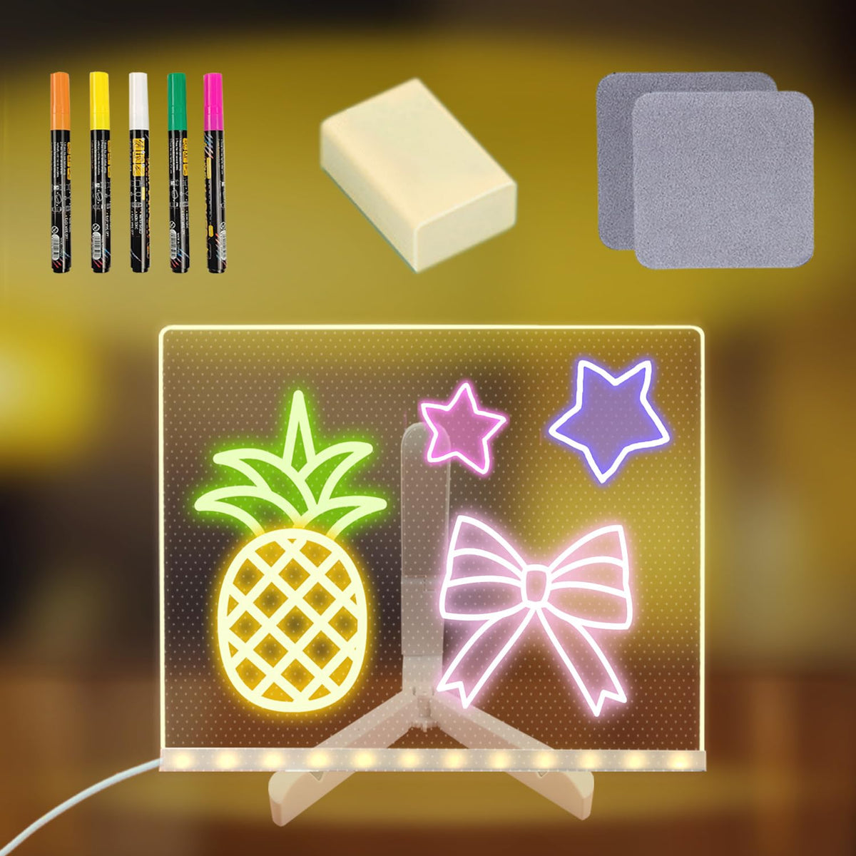 Acrylic Thank You Gifts with Led Note Board Christmas