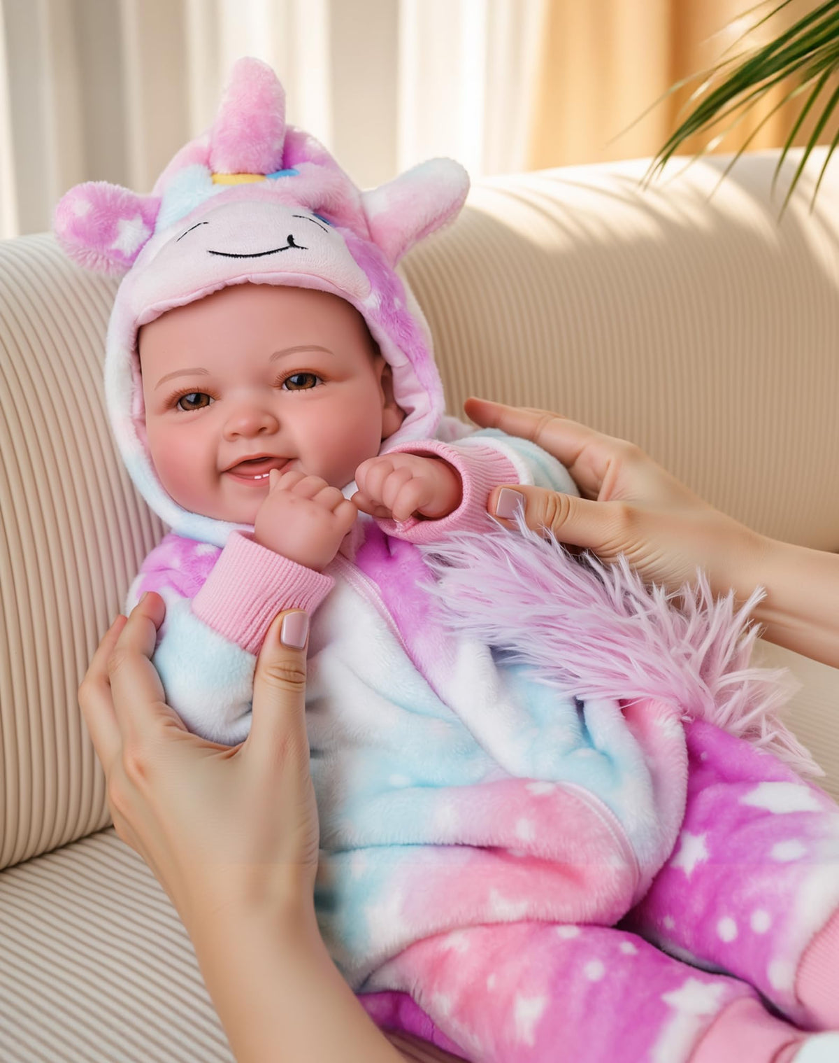 BABESIDE Baby Dolls, 17inch Large Realistic Cute Soft Body Baby Doll Real Life Baby Dolls with Accessories for 3+ Year Old Girls Gifts, Pretend Play, Collection