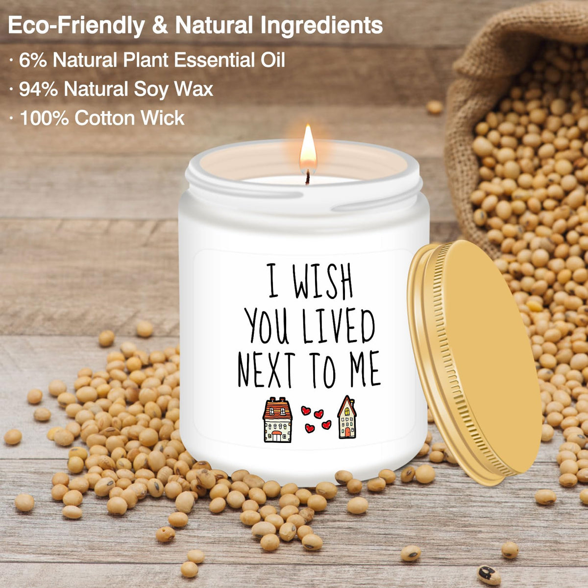 Homsolver Gifts for Women, Birthday Gifts for Women, Friendship Gift for Woman, Best Friend, Her, BFF, Sister, Bestie, Mom - Funny Lavender Scented Candles