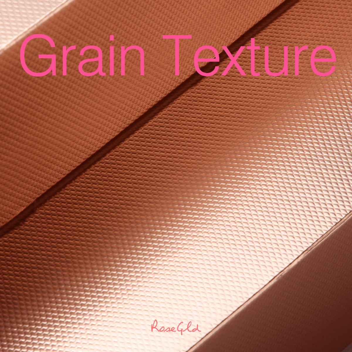 ROSEGLD 12 Gift Boxes with Lids - 11x8.5x1.5 Inches, Apparel Gift Boxes in Glossy Rose Gold with Grain Texture