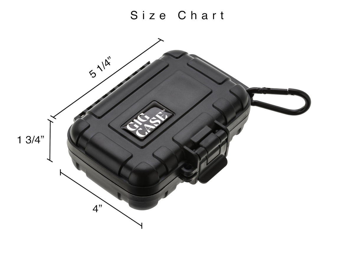 GIGCASE® in-Ear Monitor Hard Case (Small) – Compatible with KZ ZS10/ZS10 Pro/ZSN/ZST/ZEX/AS10/AS16/ZSN Pro X, YINYOO, CCZ Melody – IEM, in-Ears, Headphones, Earphones, Earbuds Storage Case