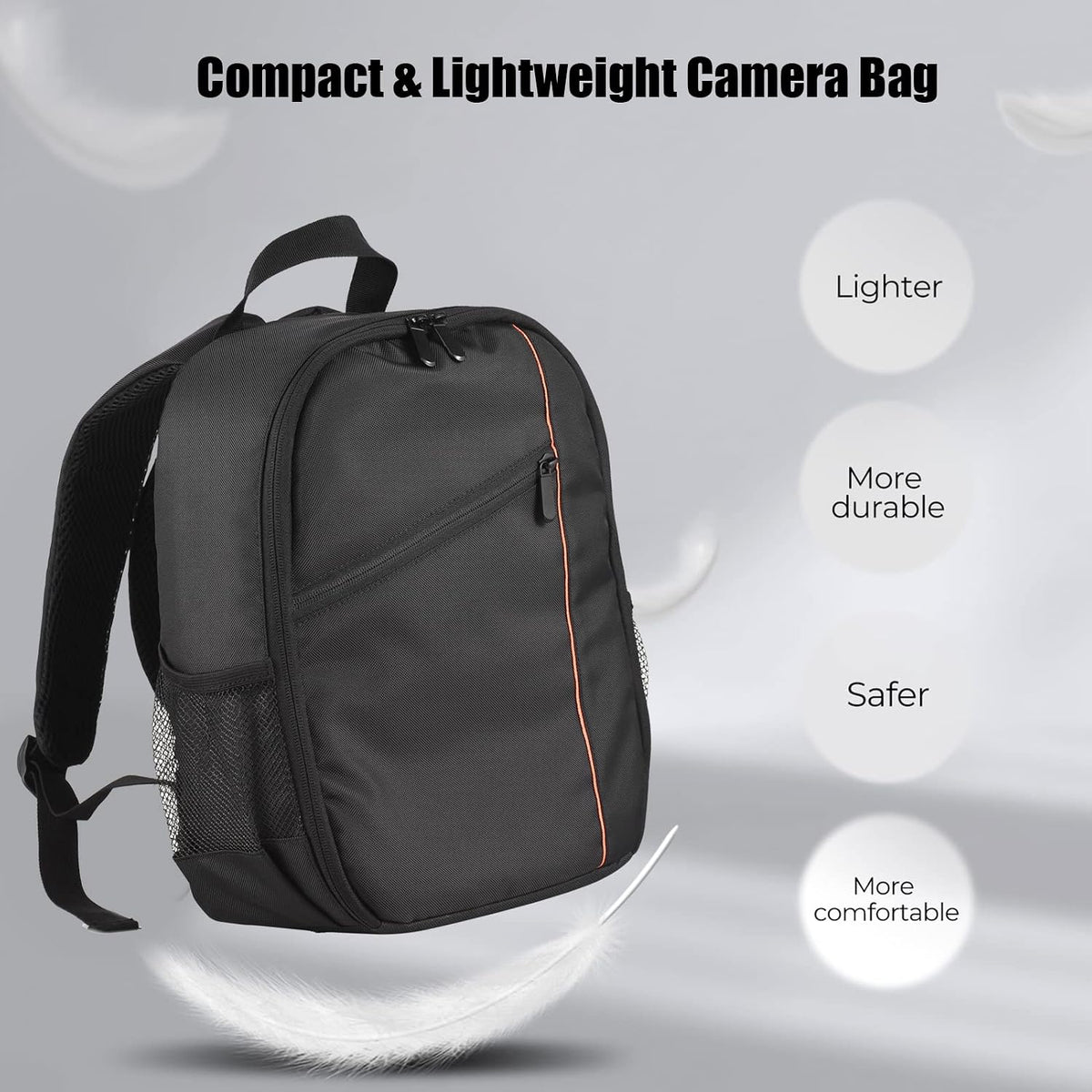 Backpack Andoer Small Camera Outdoor Camera Bag Water-resistant Shock-proof Camera Case Replacement