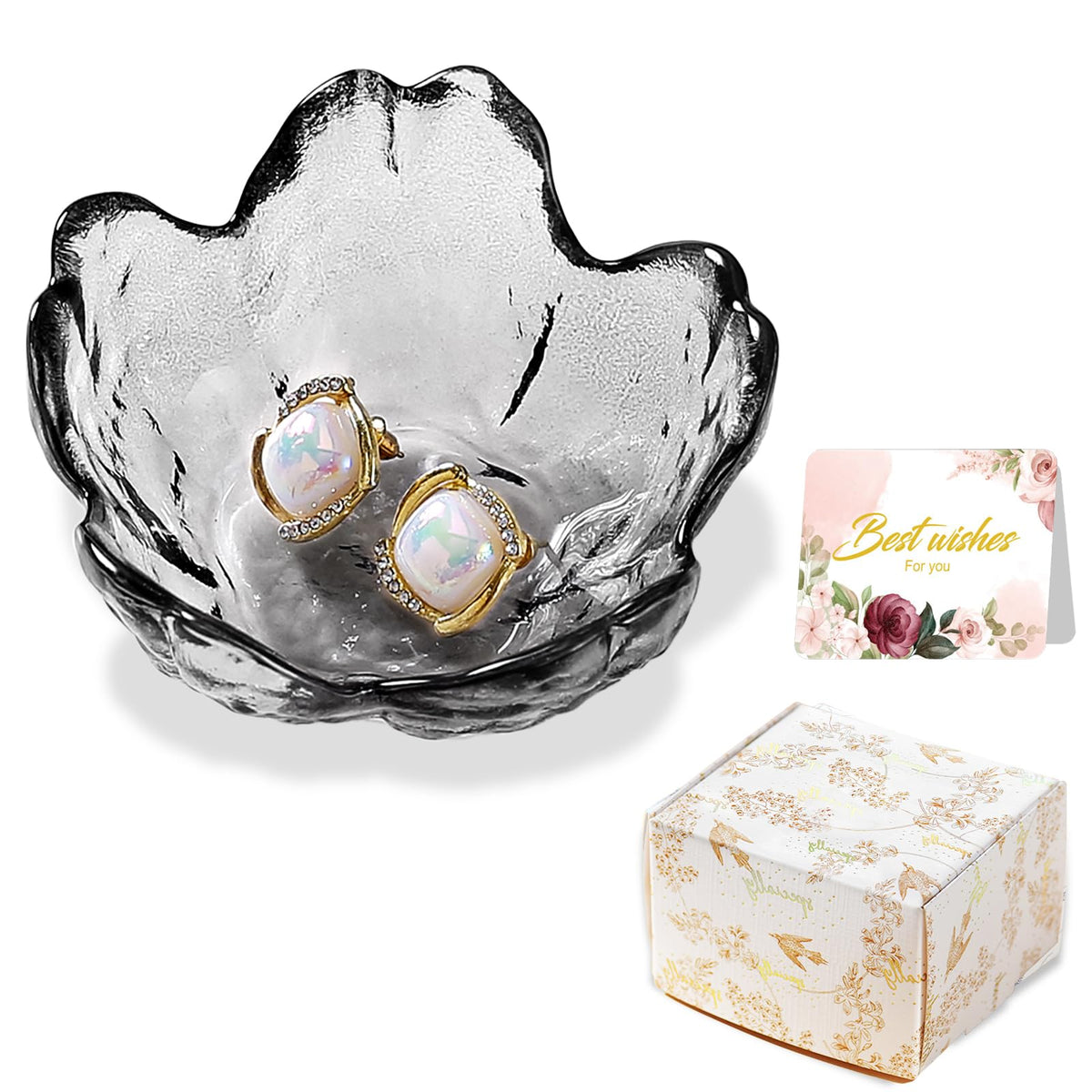 Gifts For Women Trinket Dish Unique Birthday New Home Gifts For Women Her Jewellery Tray Cute Room Decor Aesthetic Bedroom Accessories Ring Dish Holders Small Friendship Christmas House Warming Gifts