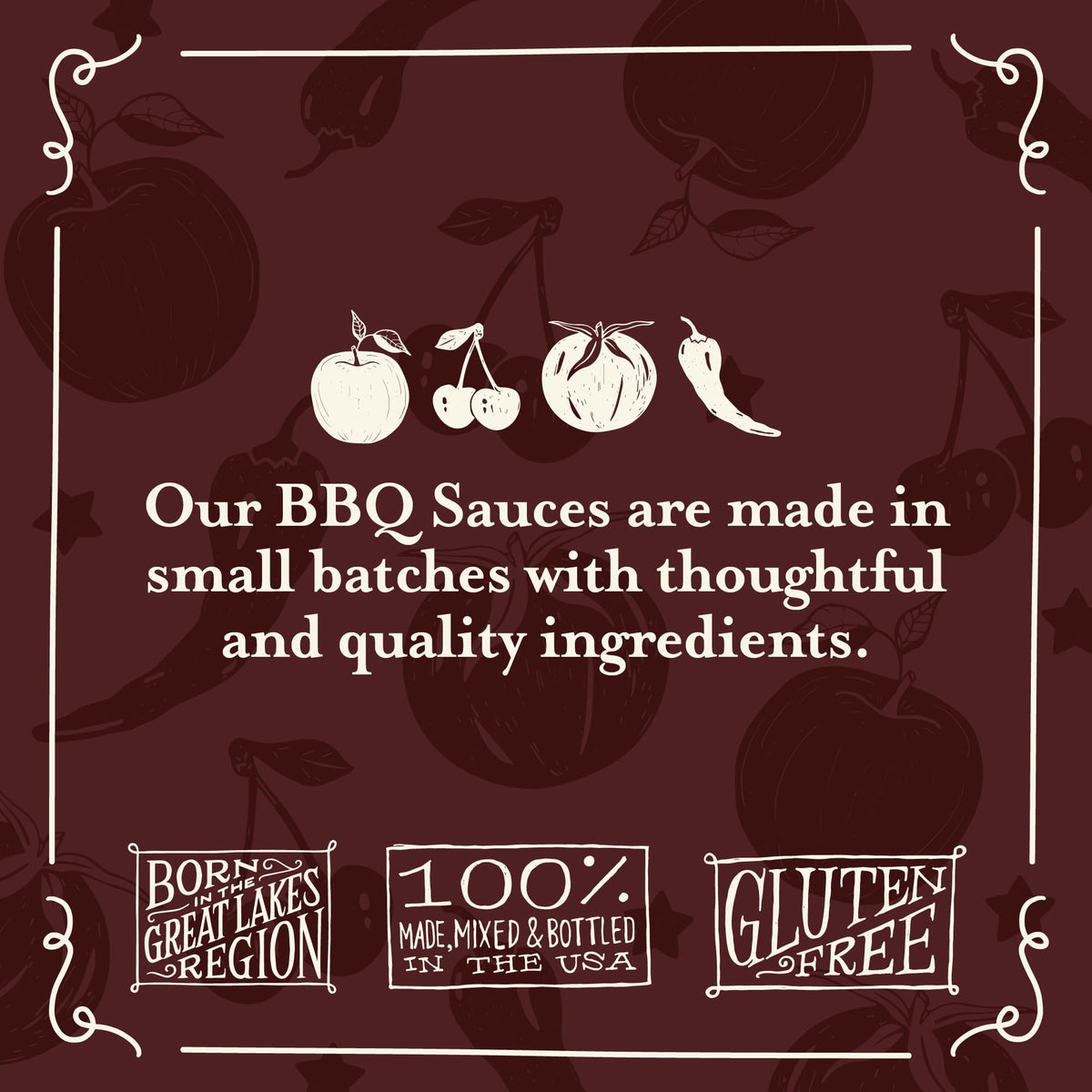 Brownwood Farms BBQ Sauce, Made in Small Batches, Sweet and Tangy, Great on Fries, Meatloaf, Burgers, Glaze, Real Ingredients 20oz (3 Count, Variety)