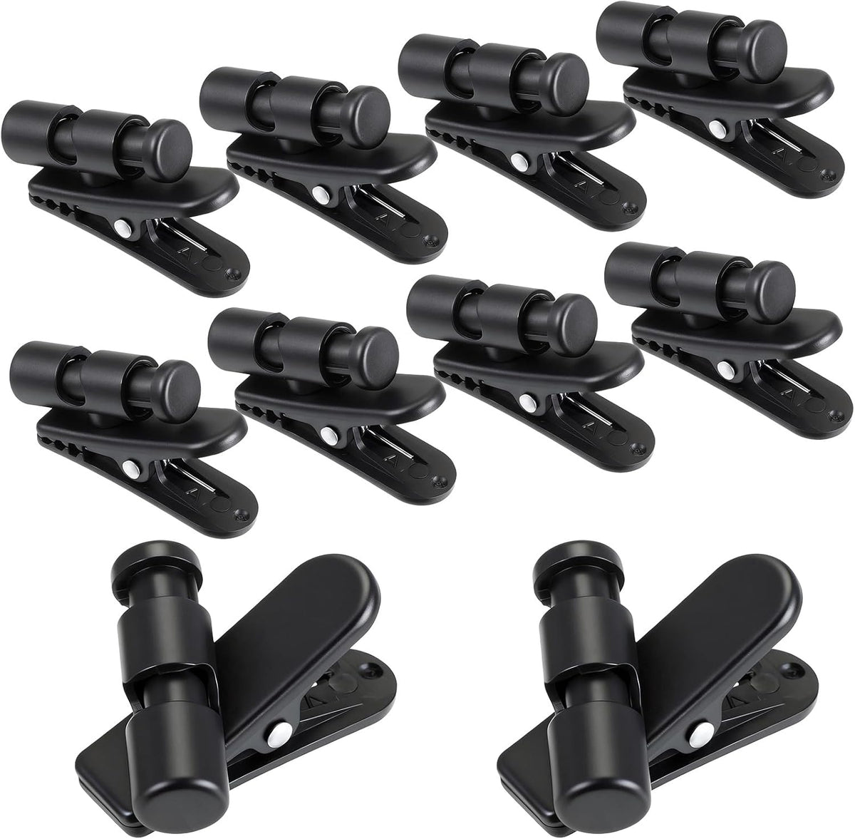 SHENLIU 10 Pack Headset 2-4mm Headphone Wire Clips Cable Clips for Earphone Wire Earphone Winder Earbud Cable Clip