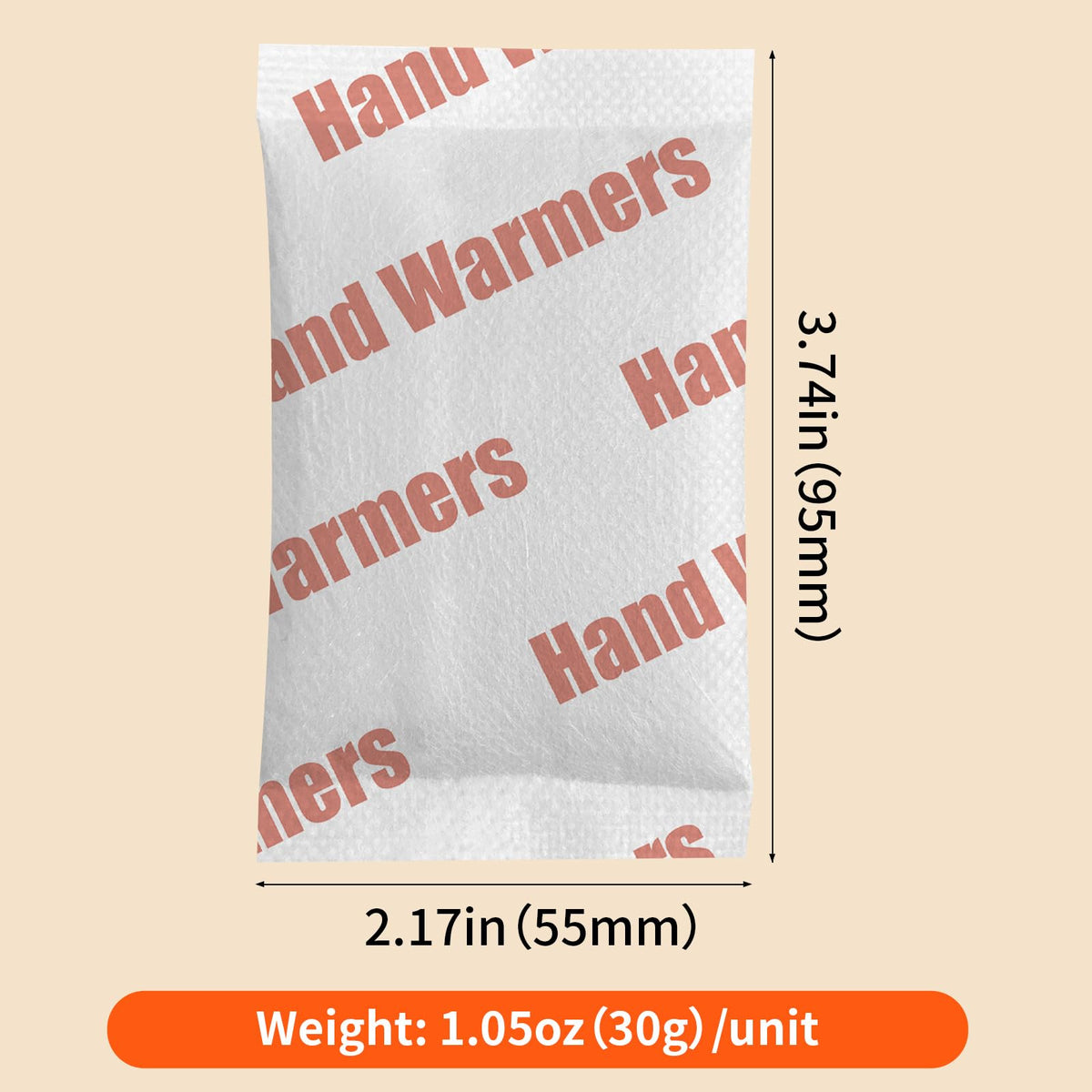100 Pack Hand Warmers Disposable - Up to 15 Hours of Heat - Super Long Lasting Air Activated Warmers, All Natural & Portable for Body, Hands & Toes - Odorless Hot Warmer Gifts for Winter Work