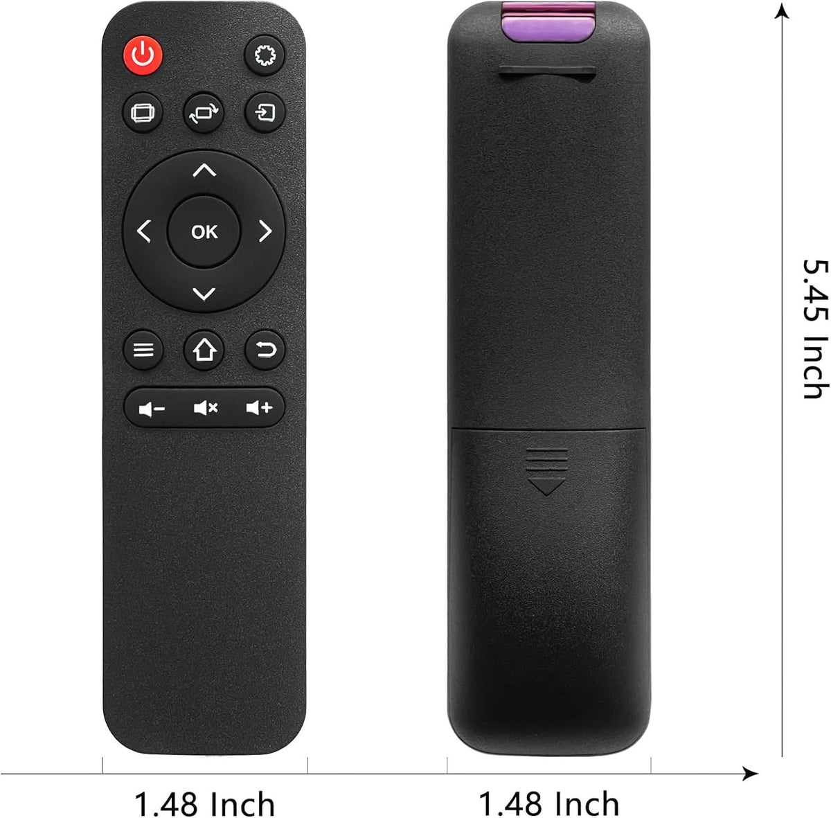AOERUOW H1 Replacement Remote Control Compatible with HAPPRUN Portable Mini Movie Projector