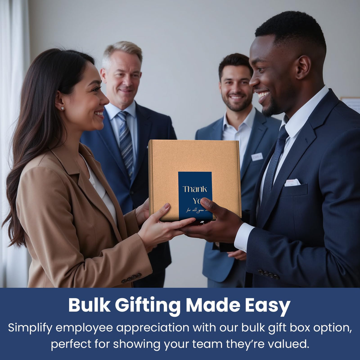 felinlova Employee Appreciation Gifts, Thank You Gifts for Men Coworkers, Gift Basket for Men, Thank You Basket for Team Mentor Friends Leaders Boss, Difference Maker Gift Box