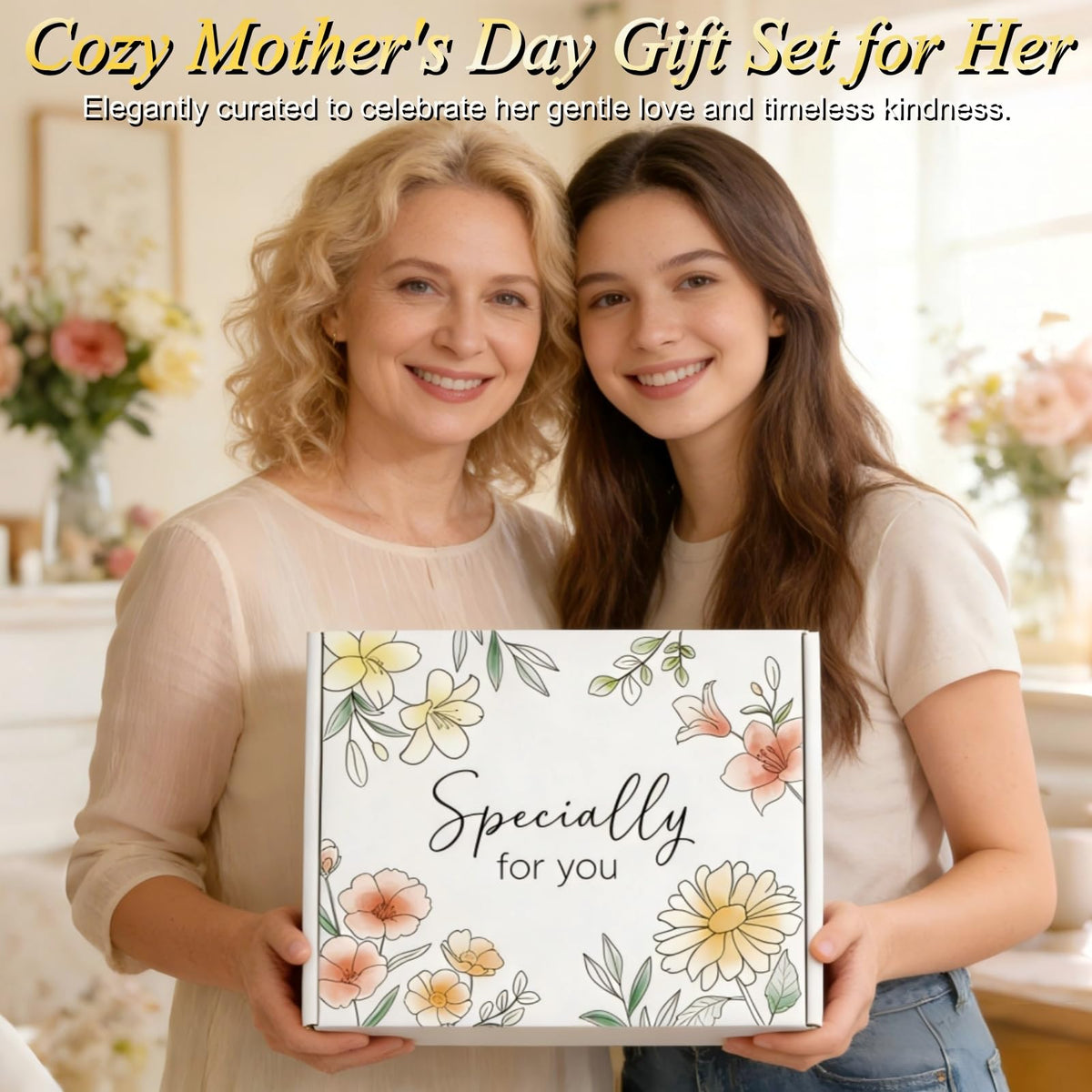 Self Care Get Well Soon Gifts Basket for Women, Easter Birthday Gifts for Women Spa Care Package, Thinking of You Inspirational Sympathy Gift Basket, Mother's Day Gift for Her Mom Grandma Sister Wife