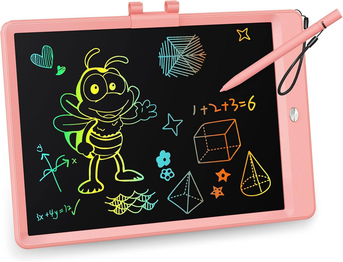 KOKODI LCD Writing Tablet,Gifts for 3 Years Old Boys and Girls,10 Inch Colorful Doodle Board Drawing Tablet, Erasable Reusable Electronic Drawing Pads, Educational and Learning Toy for Kids