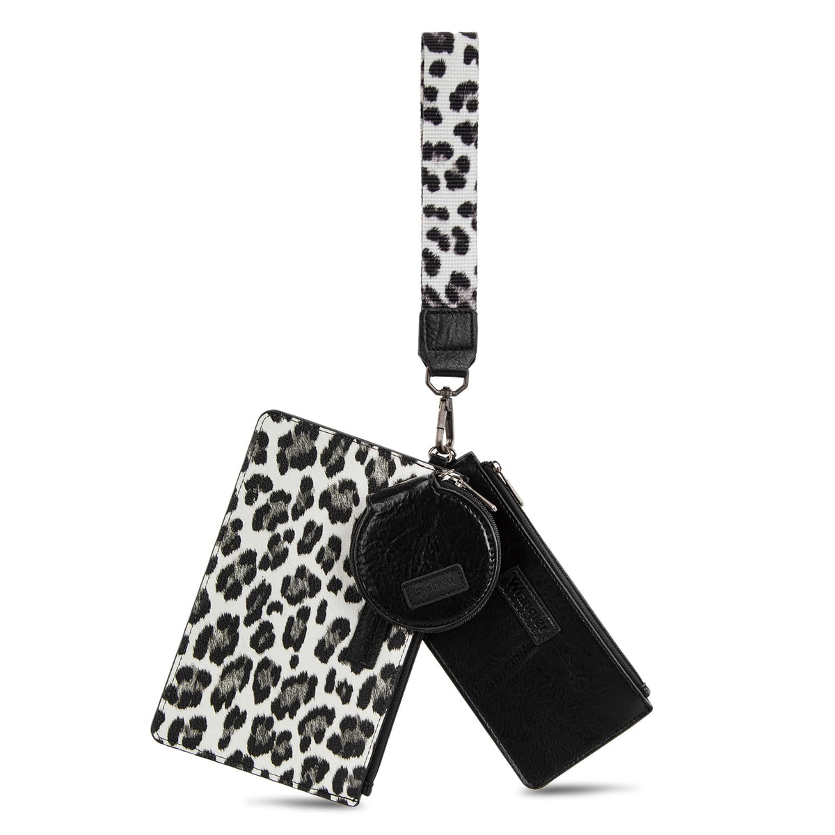 Montana West X Wrangler Wristlet Wallets for Women Dual Pouch Keychain Wristlet Wallet with Small Coin Pouch for Travel Sports Outdoors