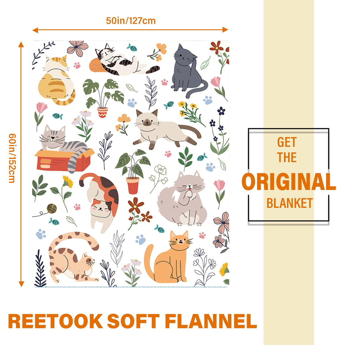 Fox Blanket for Fox Lovers, Soft Flannel Foxes Gifts for Women, Girls, Foxes Blanket Gifts for Adults Friend, Birthday Blankets for Couch or Bed, Gifts for Christmas Thanksgiving 40x50
