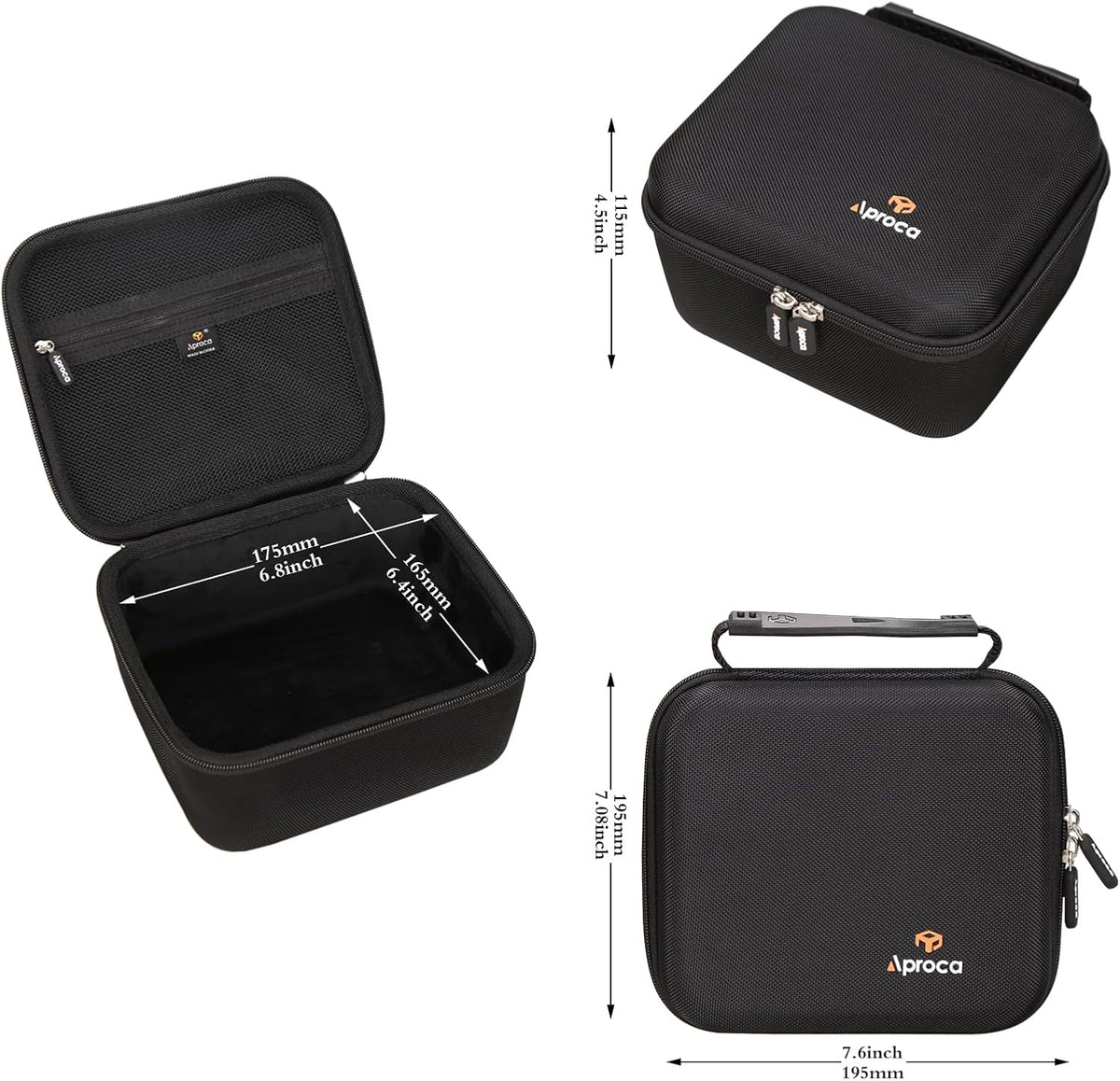 Custom Storage Case for VOPLLS Mini Projector - Portable Accessory Bag