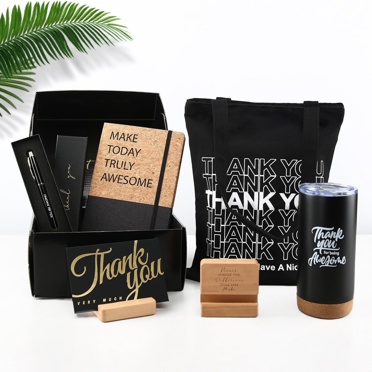 APRBOX Employee Appreciation Gifts Bulk Thank You Gifts with Thank You Cards for Women Men Work Gifts Office Gift Baskets for Social Worker Secretary Teacher Farewell Gift for Coworkers