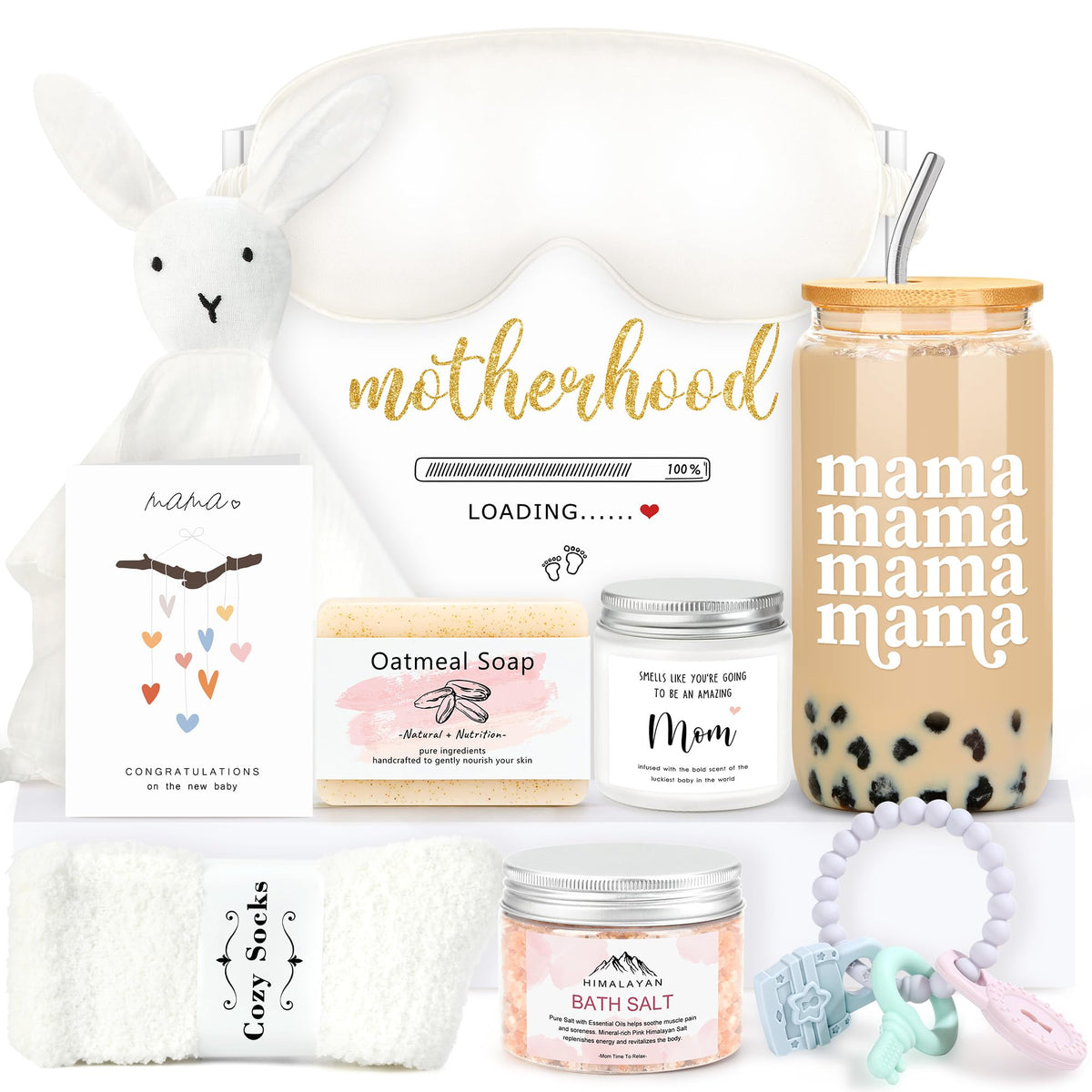 New Mom Care Package After Baby New Mom Gift Basket New Mom Gifts for Women After Birth Postpartum Gifts for Mom Baby Shower Gifts for Mom Cool Gifts for New Mom First Time Mom Gifts New Mom Gift Set