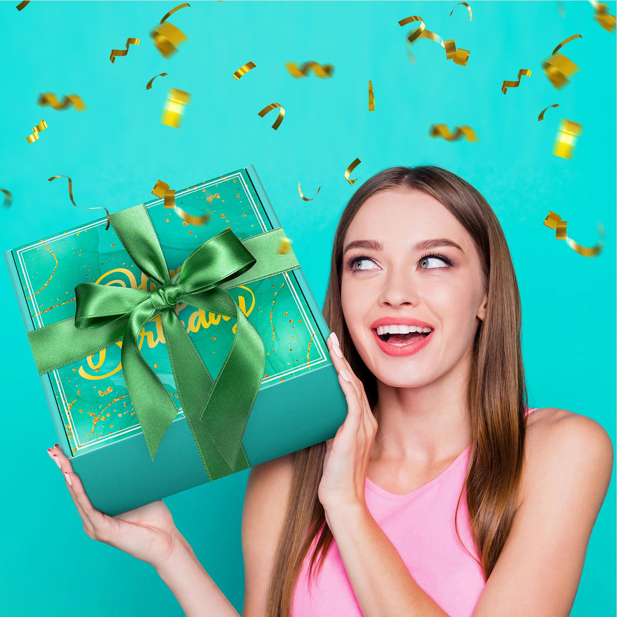 Birthday Gifts for Women, Happy Birthday Gift Basket Set for Her, Mom, Wife, Daughter, Sister, Girlfriend, Coworker, Unique Relaxing Spa Birthday Gift Idea for Women 30th, 40th, 50th, 60th
