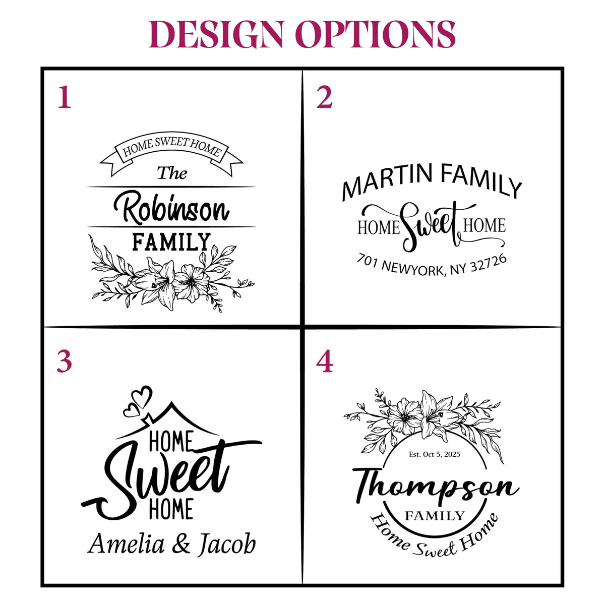 Personalized Cutting Board with Home Sweet Home Design, Custom Engraved Housewarming Gift for Friends, New Home, Realtor Closing Gift for Clients, Kitchen Decor, Neighbors or First-Time Home Buyers