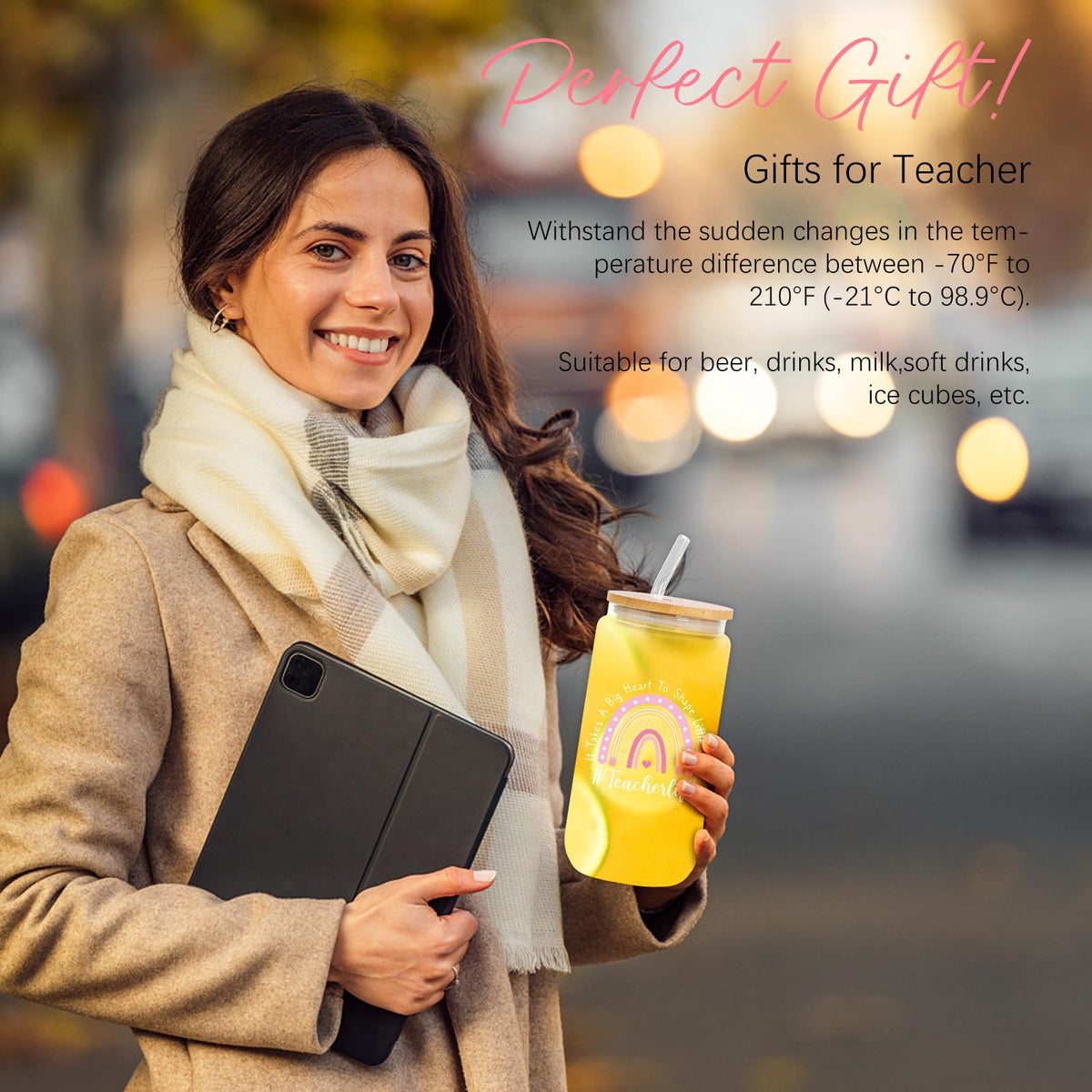 Teacher Appreciation Gifts,Unique Teachers Birthday Christmas Basket Gift for Women Men,Thank You Best Teacher End of Year Gift for Teachers from Student